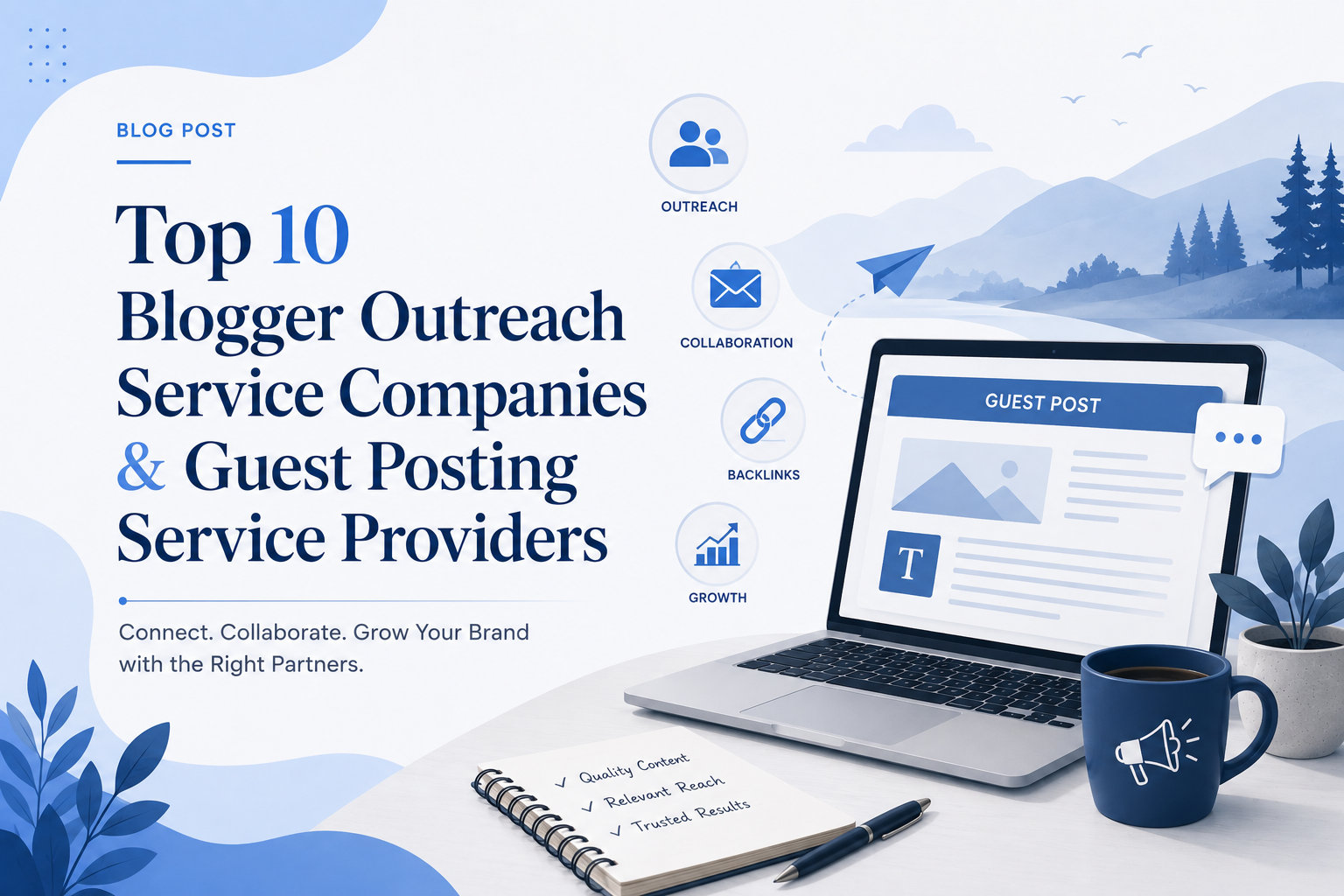 Comparison of the top 10 blogger outreach and guest posting services in 2026