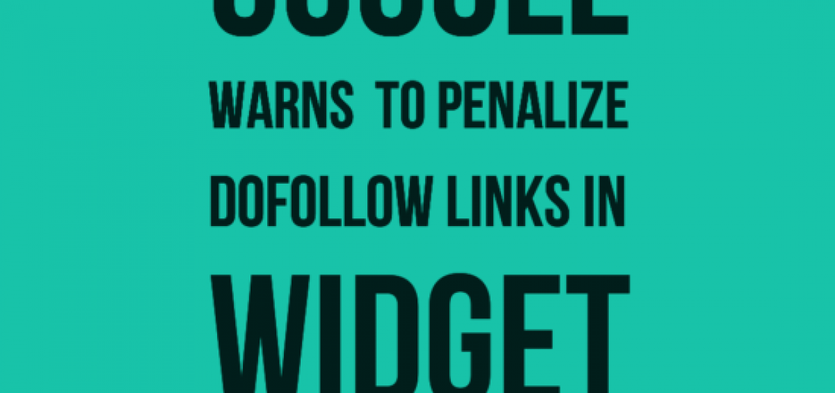 A reminder about widget links